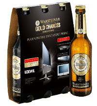 Warsteiner Premium Verum Special Cluster Gold Chances birra bottiglie